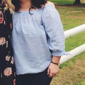 Sear sucker blouse (Moa Moa)